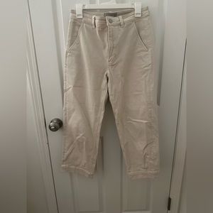 Everlane cropped straight pants